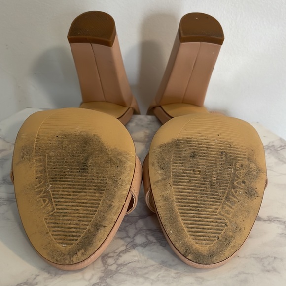 NUDE STRAPPY HEELS SIZE 7 - Picture 6 of 6